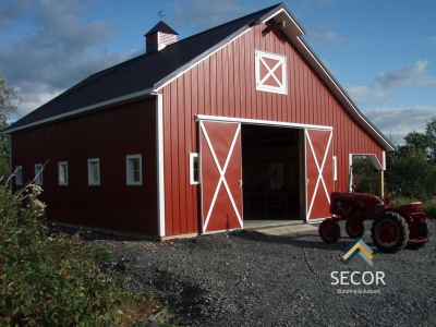 Post Frame Pole Barn building design construction Rochester Auburn Syracuse NY
