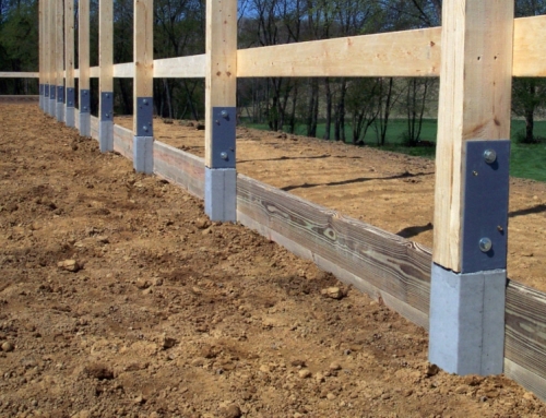 post frame construction - pole barn metal buildings